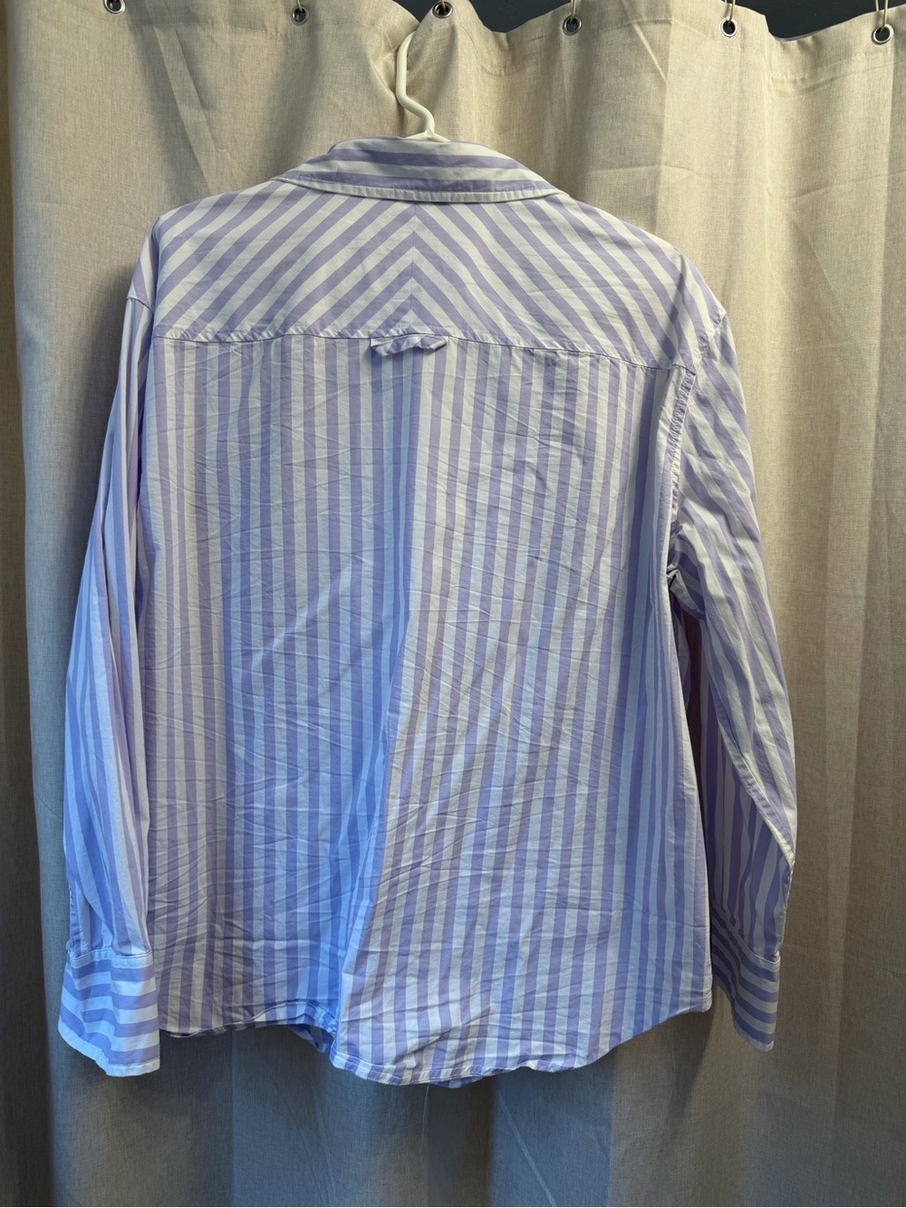 AYR Deep End Button Up in Lilac - Picture 4 of 5